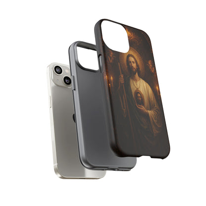 San Judas Phone Case Saint Jude Catholic Saint Religious Art Portrait Tough