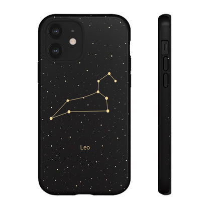 Leo Zodiac Constellation Phone Case – Luxe Gold Celestial Cover