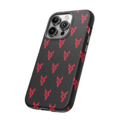 Mazatlán Bull Phone Case – Black Red Streetwear Tough Shockproof Cover