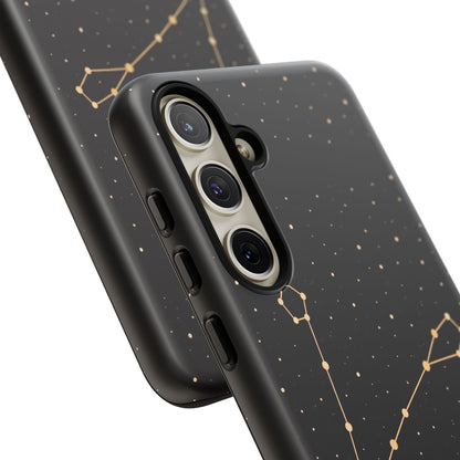 Pisces Zodiac Constellation Phone Case – Luxe Gold Celestial Cover