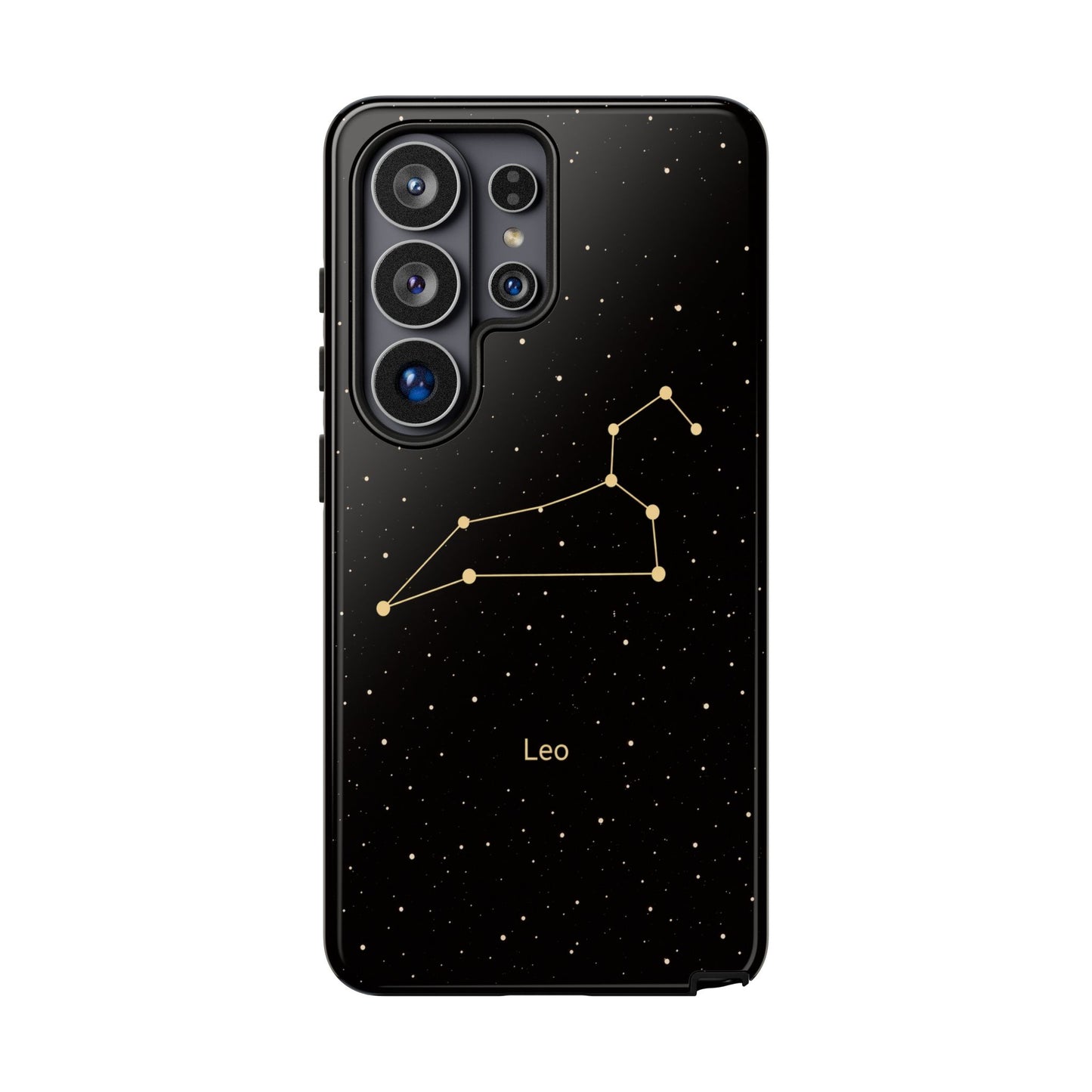 Leo Zodiac Constellation Phone Case – Luxe Gold Celestial Cover