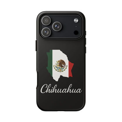 Chihuahua Mexico Flag Map Phone Case | Mexican American Pride Tough Case for iPhone & Samsung