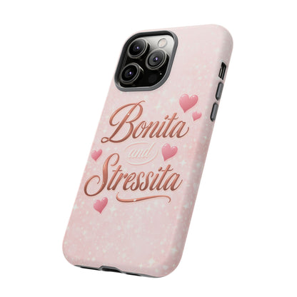 Bonita Stressita Phone Case Cute Latina Aesthetic Pink Coquette Case