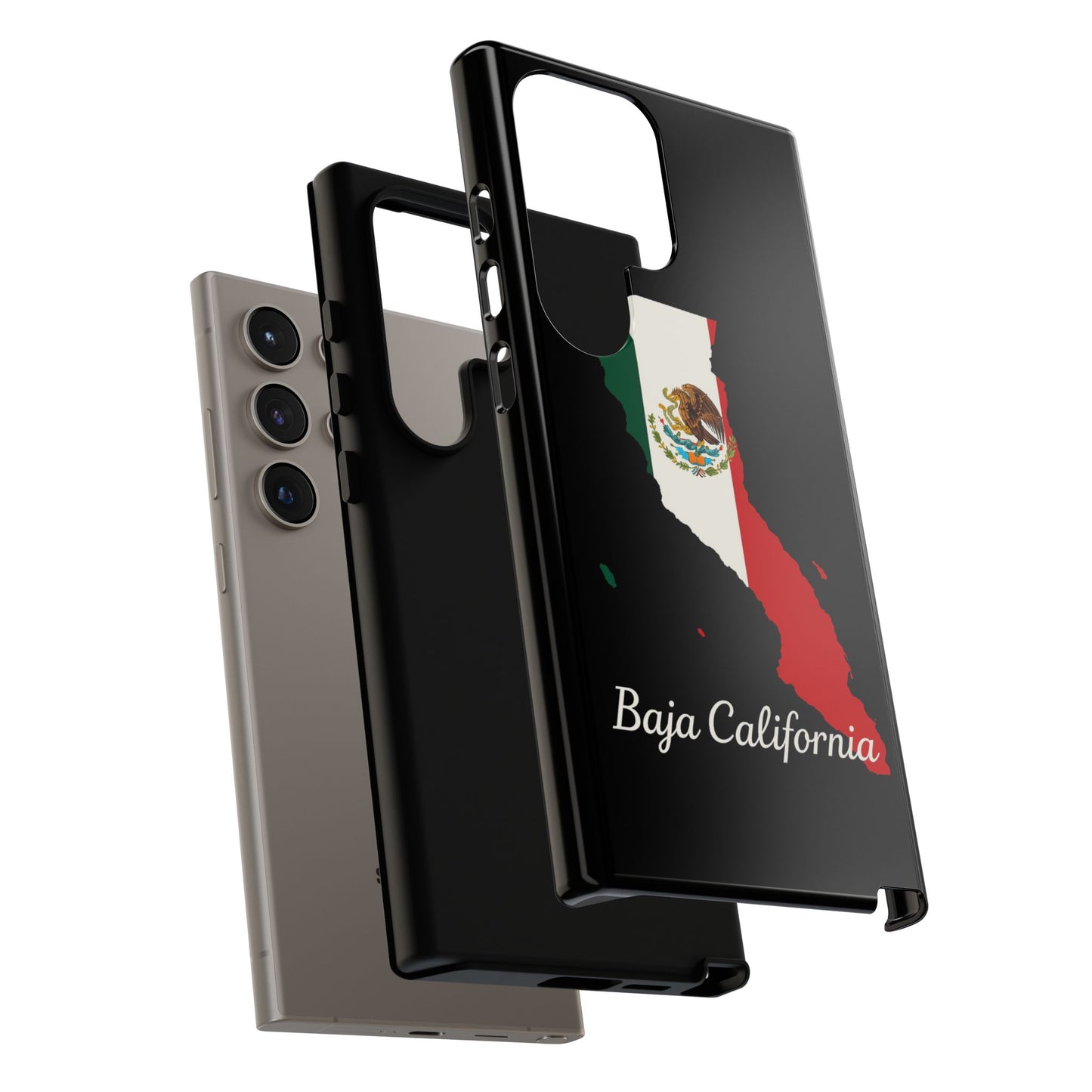 Baja California Mexico Flag Map Phone Case | Mexican American Pride Tough Case for iPhone & Samsung