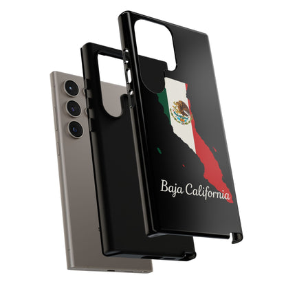 Baja California Mexico Flag Map Phone Case | Mexican American Pride Tough Case for iPhone & Samsung