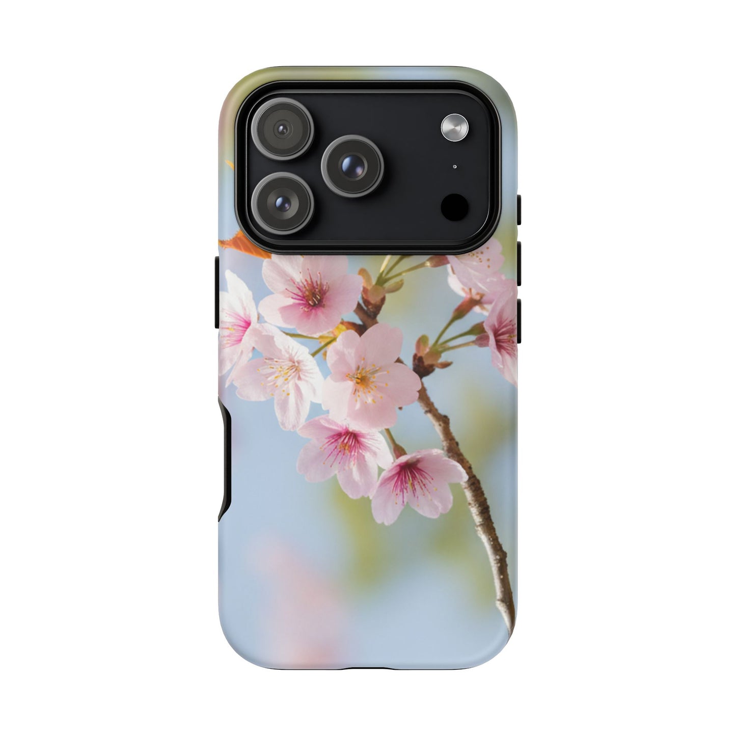 Cherry Blossom Phone Case – Pink Floral Tough Case (iPhone, Samsung Galaxy, Pixel)