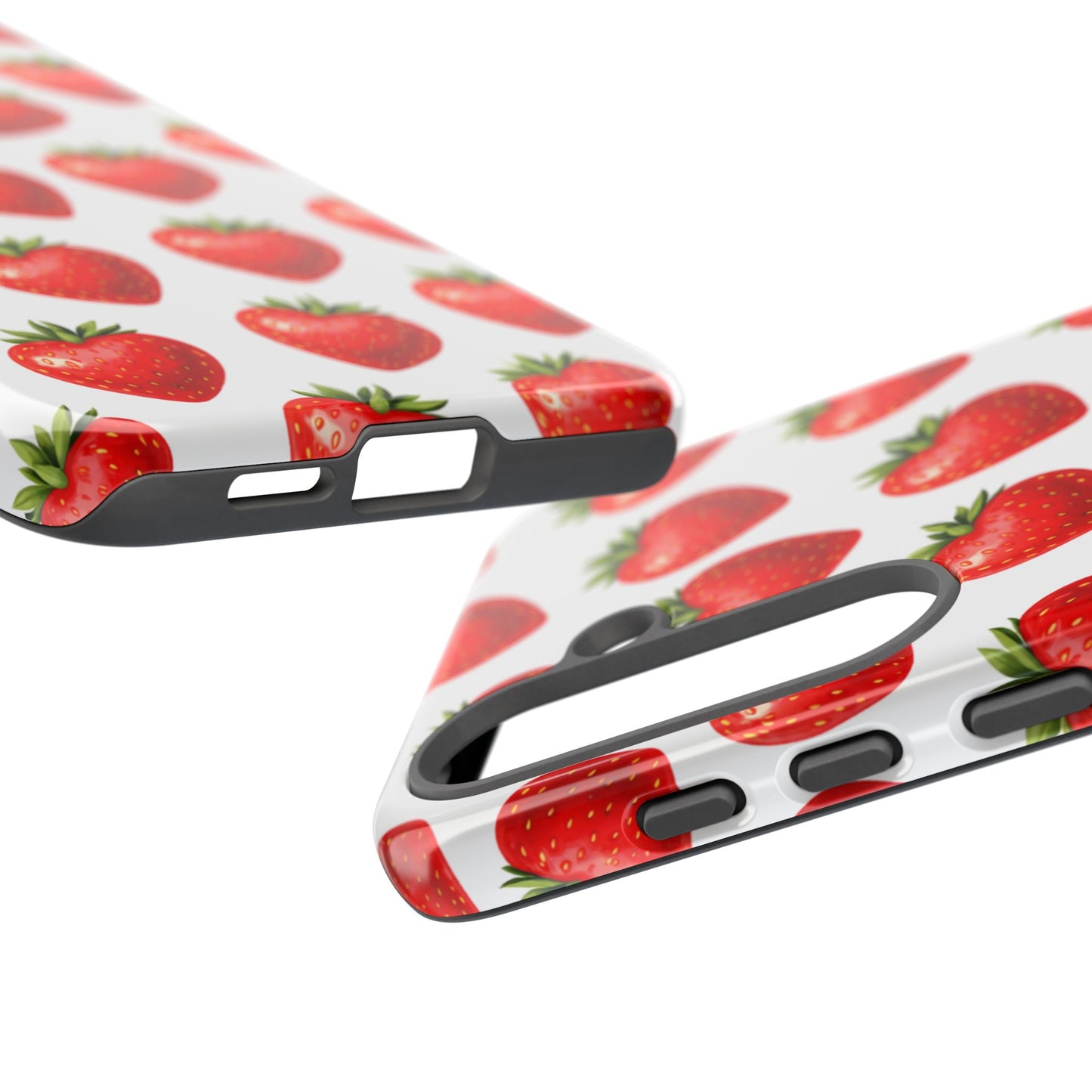 Cute Strawberry Phone Case – Aesthetic Fruit Pattern Protective Cover for Iphone, Samsung Galaxy and Pixel