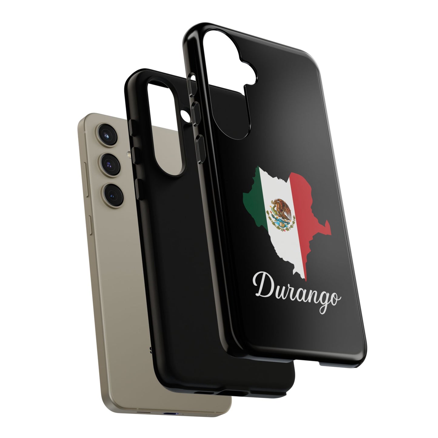 Durango Mexico Flag Map Phone Case | Mexican American Pride Tough Case for iPhone & Samsung