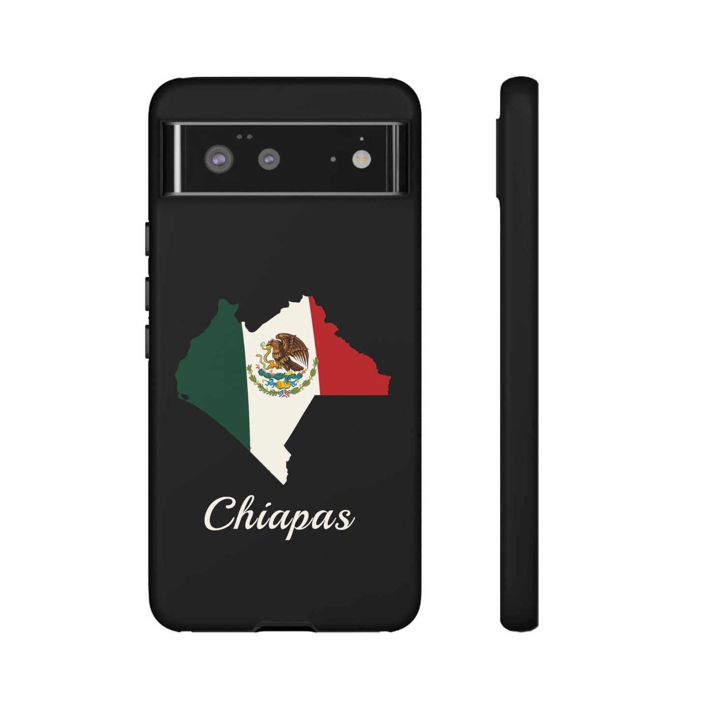 Chiapas Mexico Flag Map Phone Case | Mexican American Pride Tough Case for iPhone & Samsung