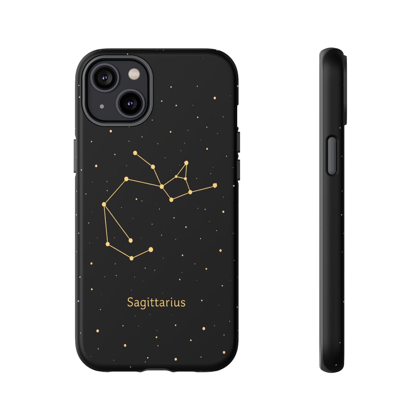 Sagittarius Zodiac Constellation Phone Case – Luxe Gold Celestial Cover