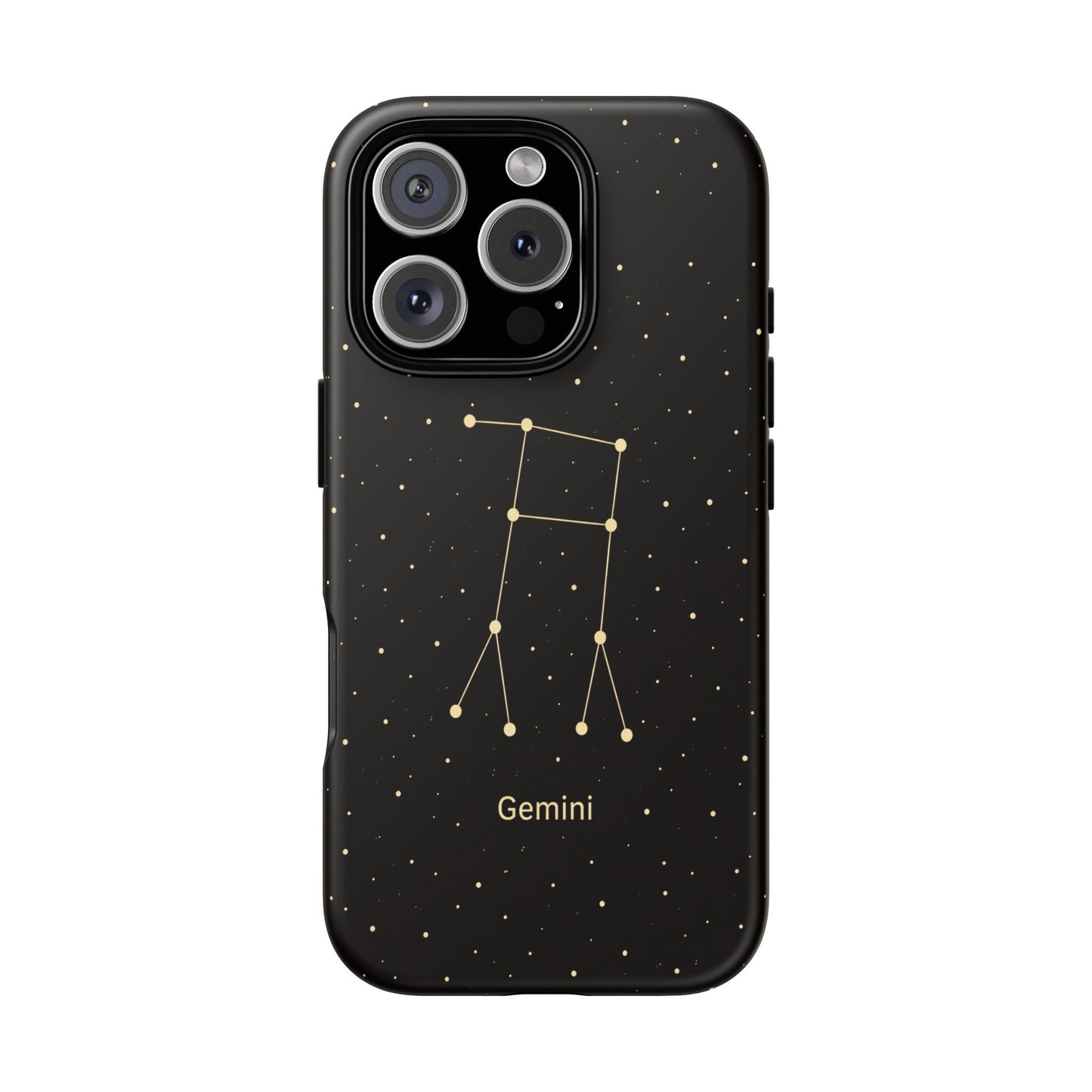 Gemini Zodiac Constellation Phone Case – Luxe Gold Celestial Cover