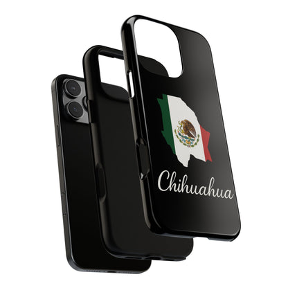 Chihuahua Mexico Flag Map Phone Case | Mexican American Pride Tough Case for iPhone & Samsung
