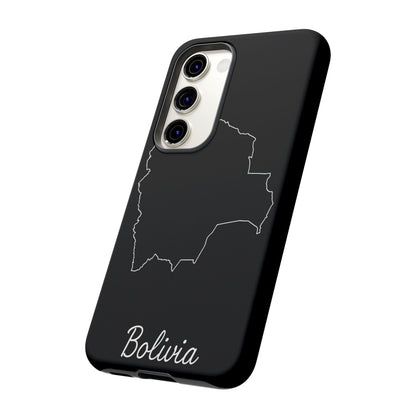 Bolivia Outline Phone Case – Minimal Country Map Tough Cover