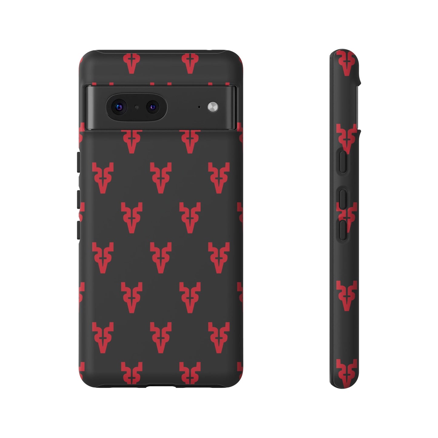 Mazatlán Bull Phone Case – Black Red Streetwear Tough Shockproof Cover