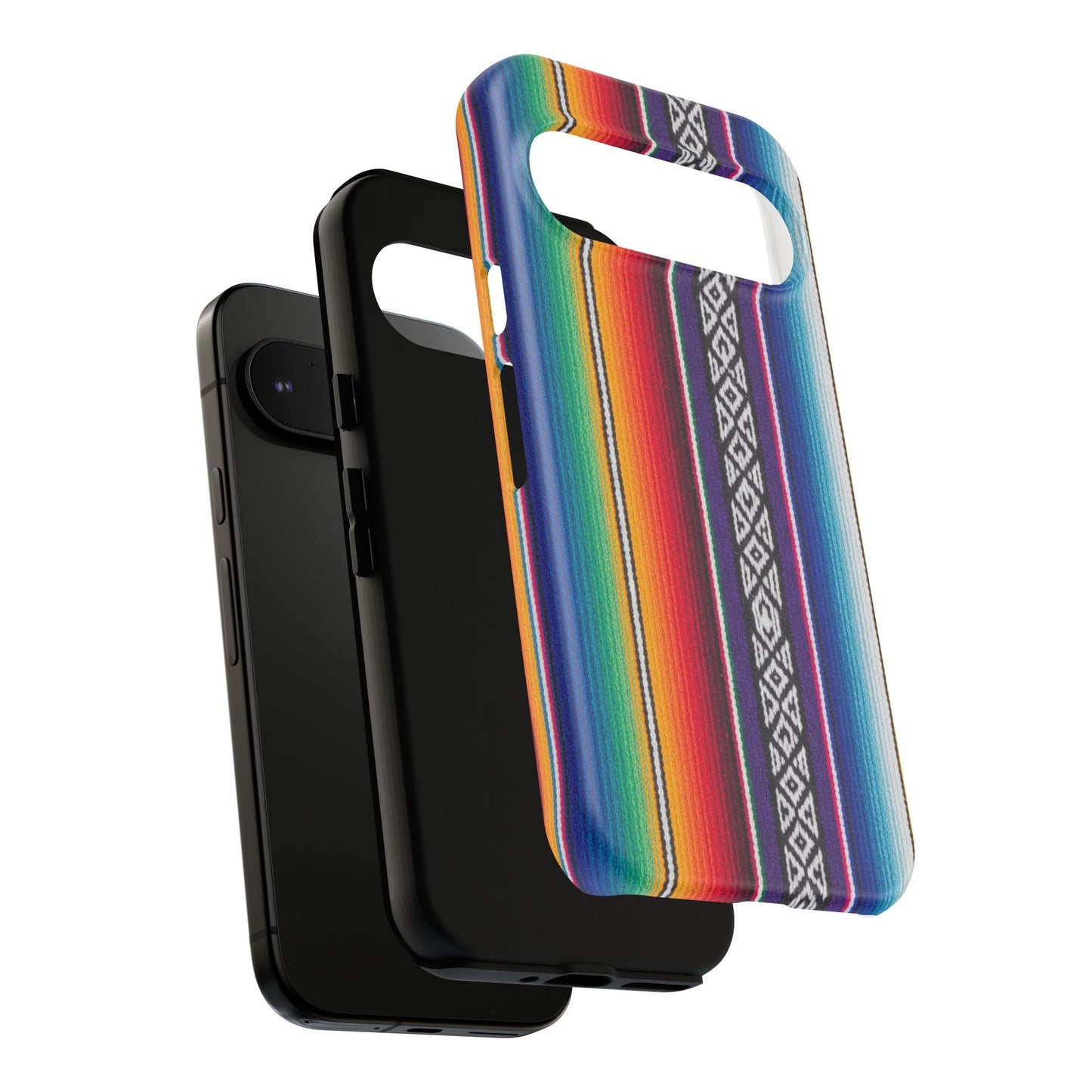 Serape Stripe Phone Case – Colorful Mexican Blanket Pattern Tough Case