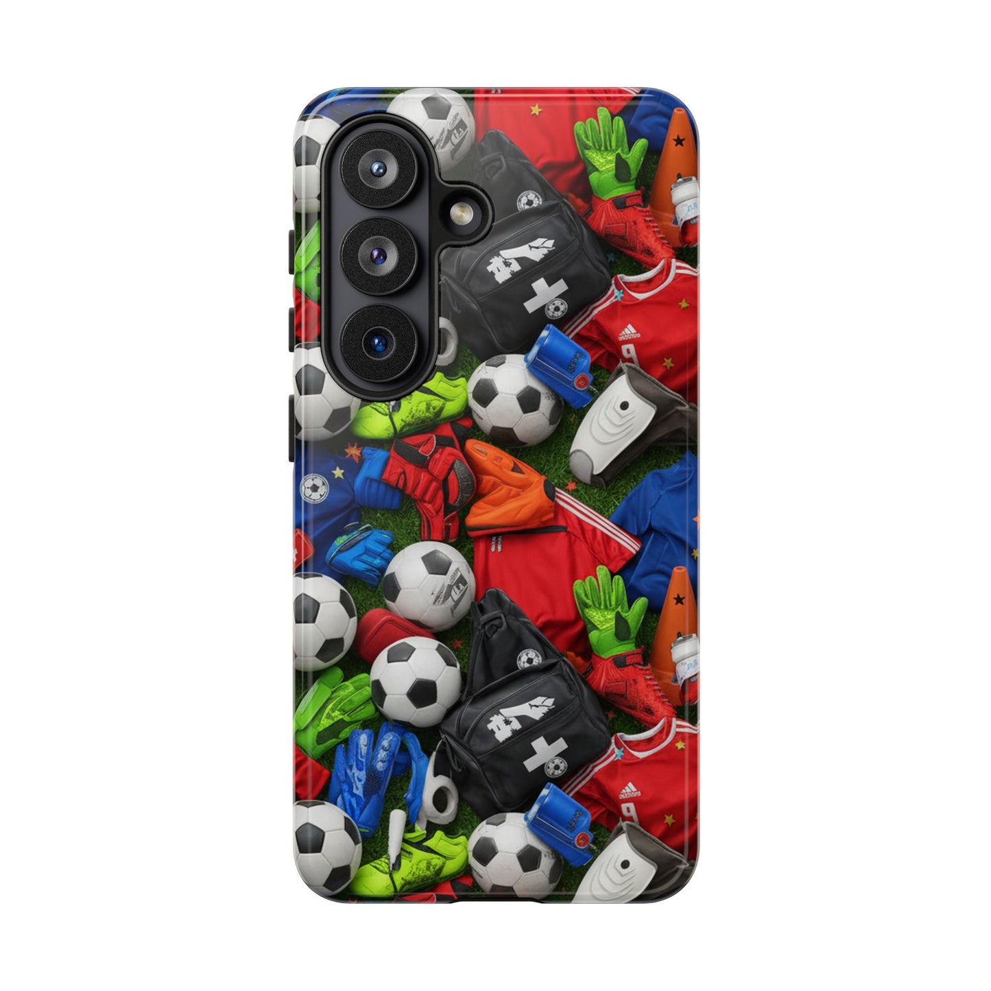 Soccer Ball Pattern Phone Case – Sports Fan Tough Protective Game Day Case