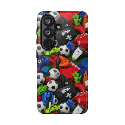 Soccer Ball Pattern Phone Case – Sports Fan Tough Protective Game Day Case