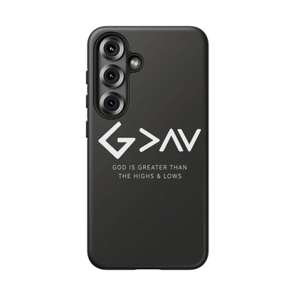 God Is Greater Than The Highs & Lows G>∧∨ Christian Phone Case