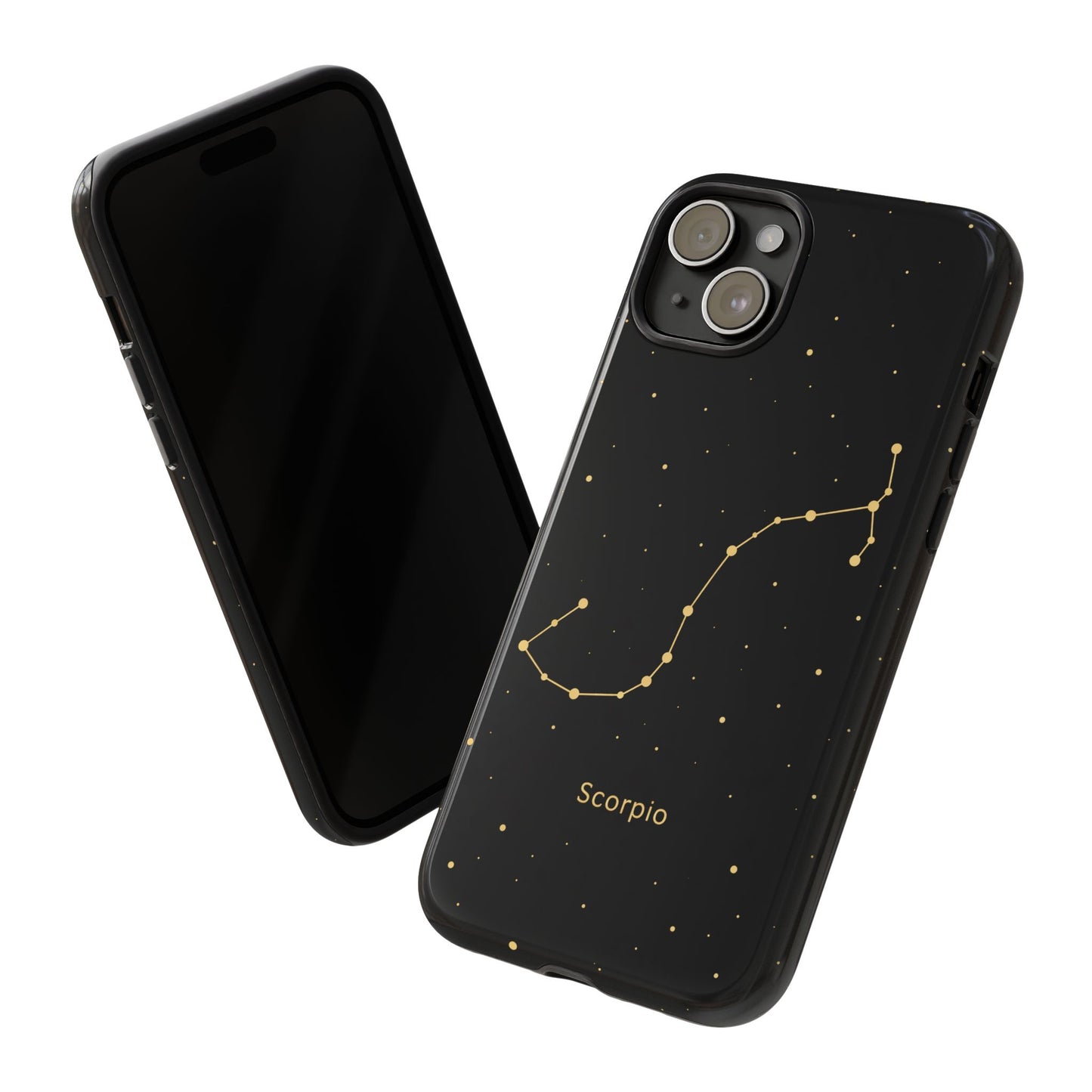Scorpio Zodiac Constellation Phone Case – Luxe Gold Celestial Cover