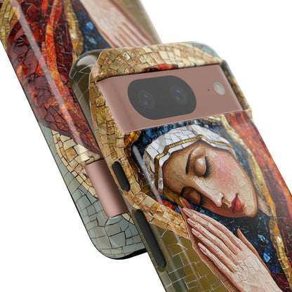 Virgin Mary Phone Case, Catholic Phone Case, Christian Aesthetic Case, Religious iPhone Case, Saint Art Case, Faith Gift