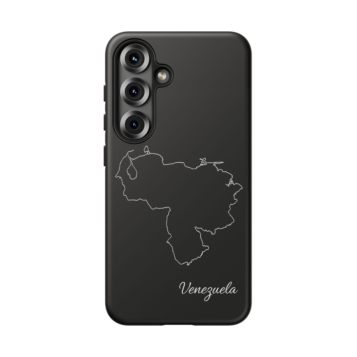 Venezuela Outline Phone Case – Minimal Country Map Tough Case (iPhone, Samsung, Pixel)
