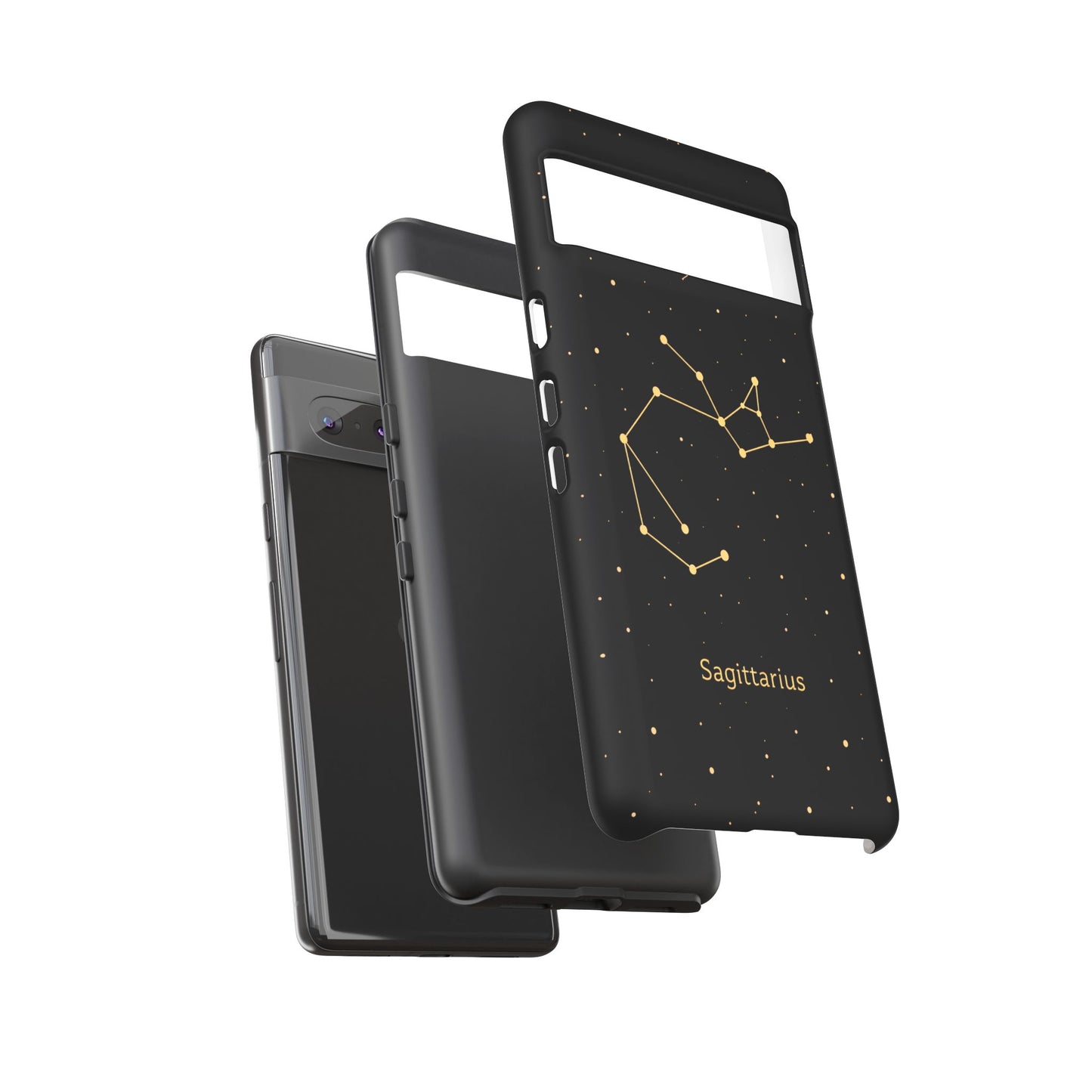 Sagittarius Zodiac Constellation Phone Case – Luxe Gold Celestial Cover