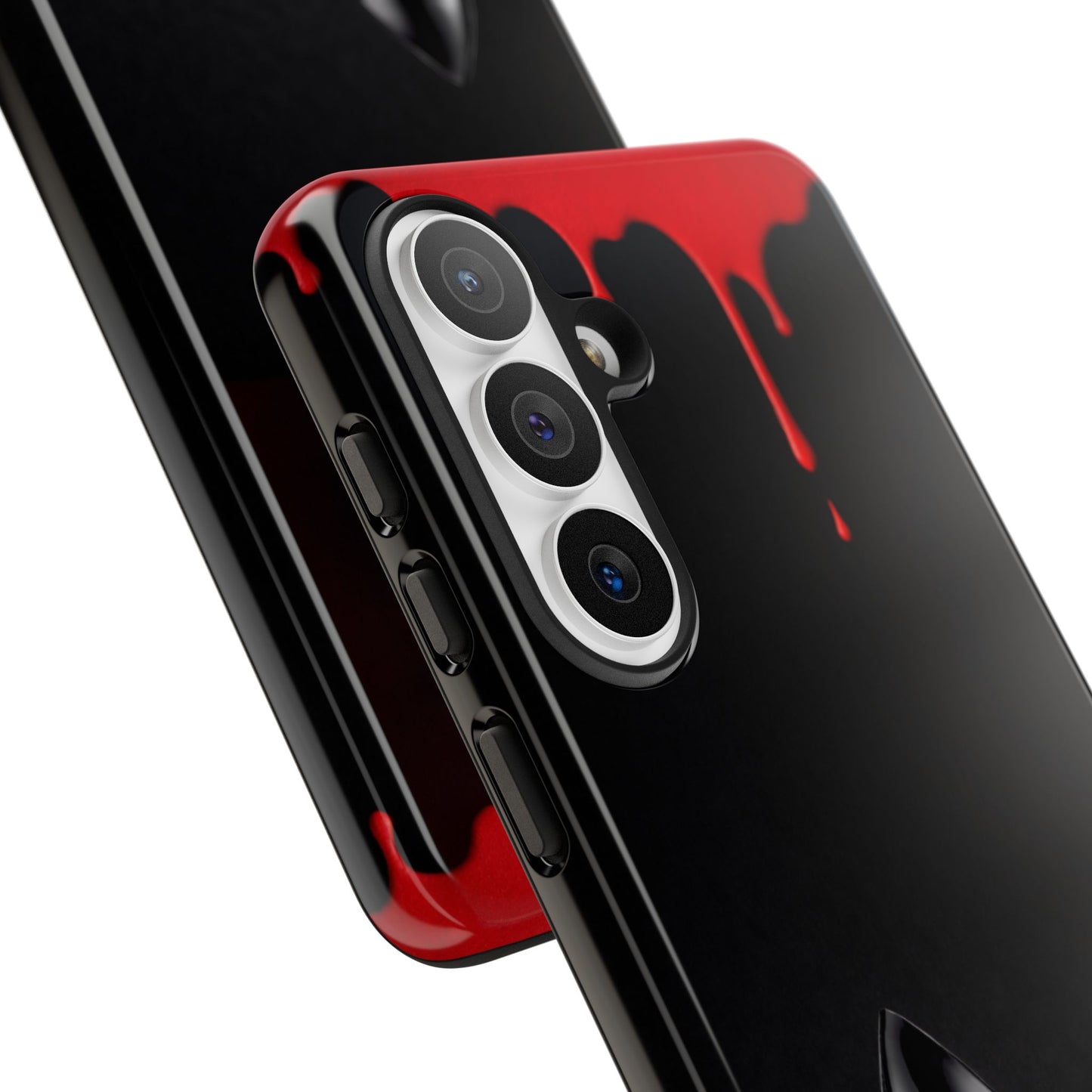 Dark Feminine Red Drip Phone Case – Gothic Glam Tough Cover