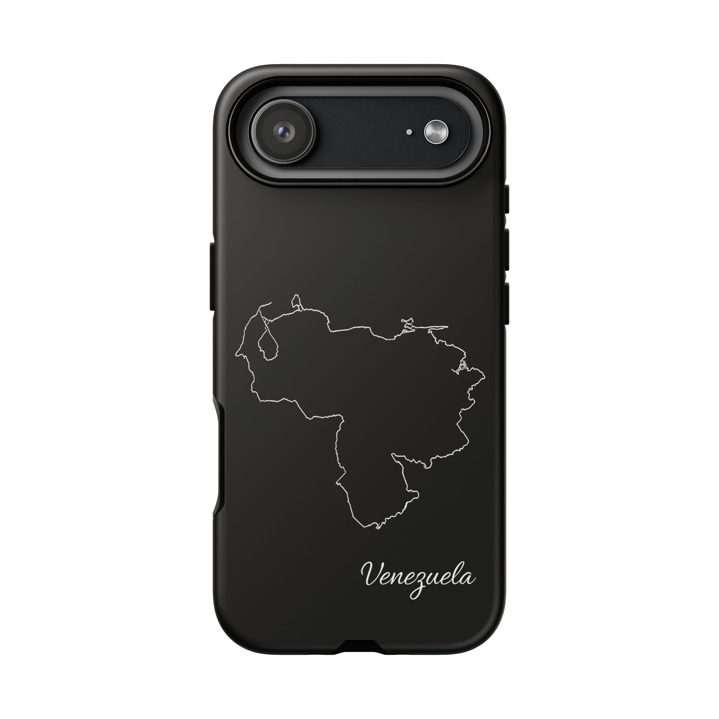 Venezuela Outline Phone Case – Minimal Country Map Tough Case (iPhone, Samsung, Pixel)
