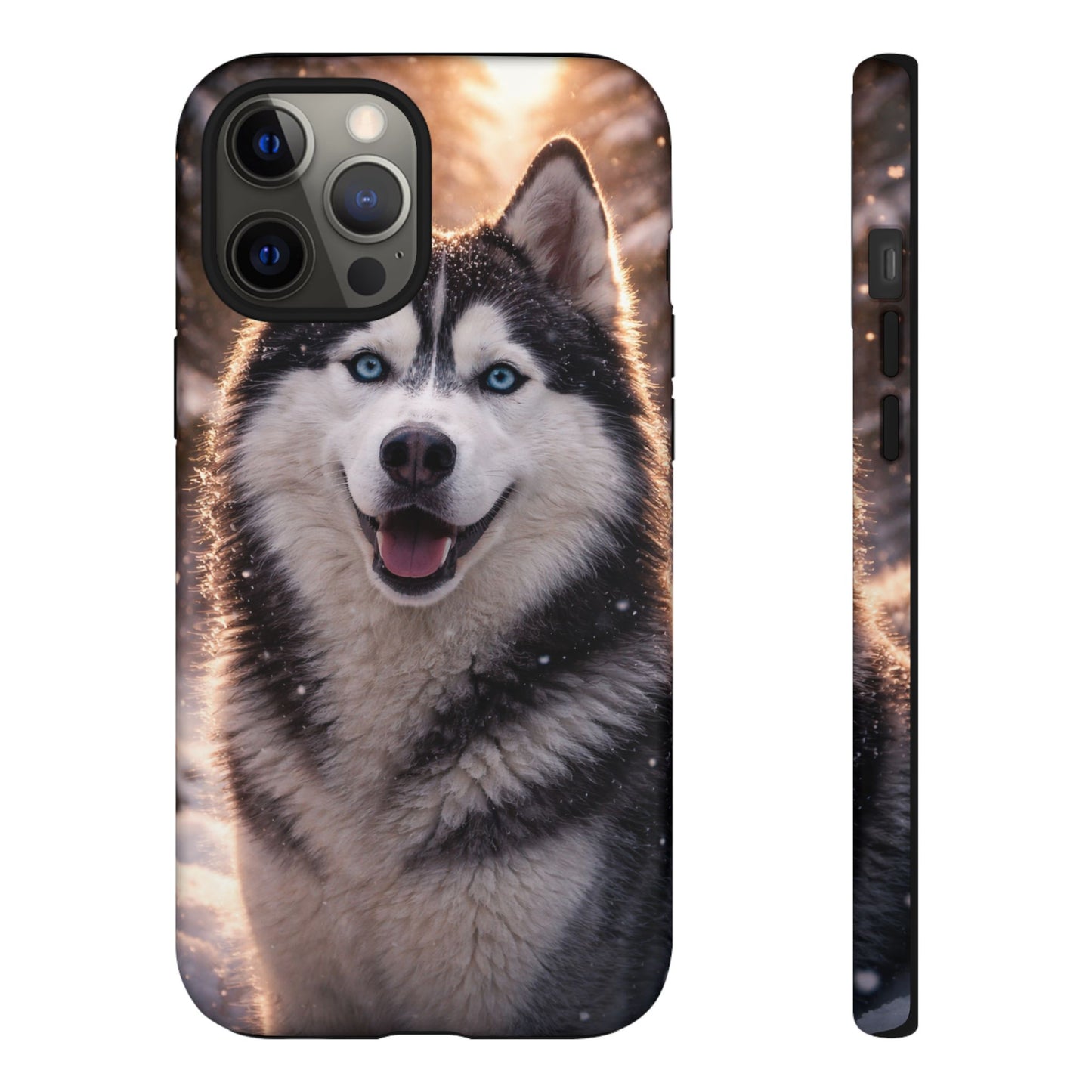 Siberian Husky Tough Phone Case | Blue Eyes Dog Cover Protective iPhone Case