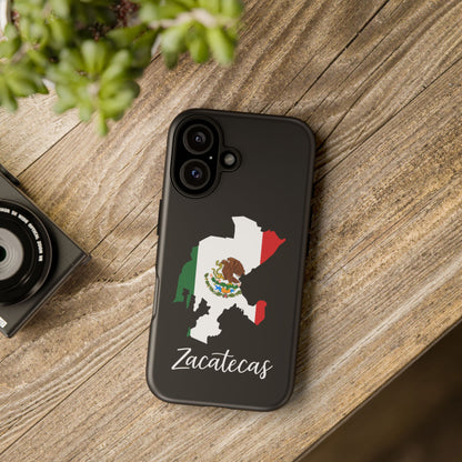 Zacatecas Mexico Flag Map Phone Case | Mexican American Pride Tough Case for iPhone & Samsung