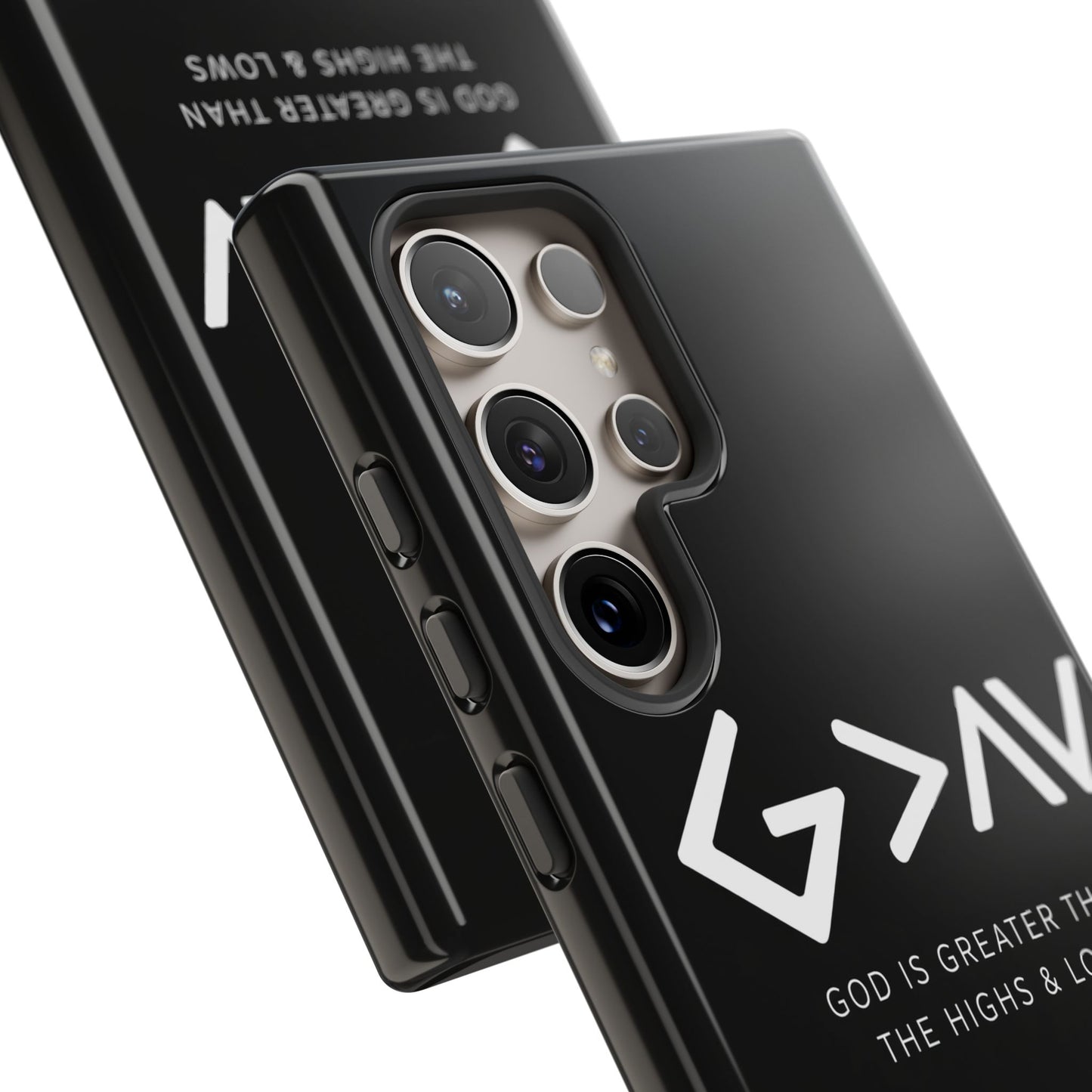 God Is Greater Than The Highs & Lows G>∧∨ Christian Phone Case