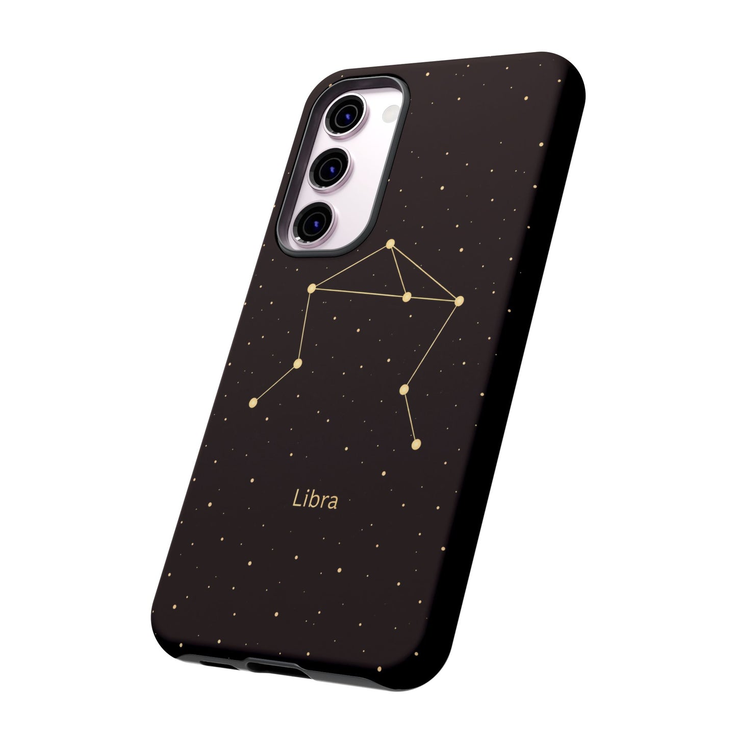 Libra Zodiac Constellation Phone Case – Luxe Gold Celestial Cover