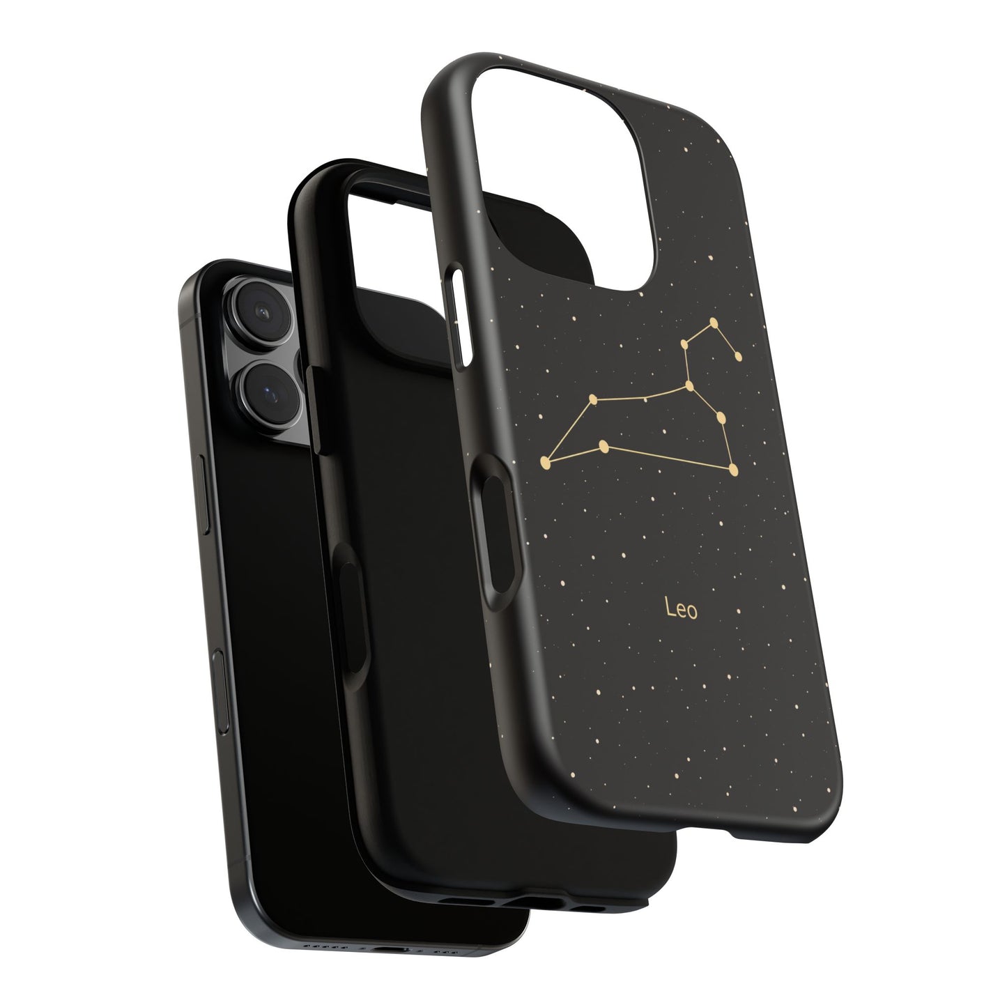 Leo Zodiac Constellation Phone Case – Luxe Gold Celestial Cover