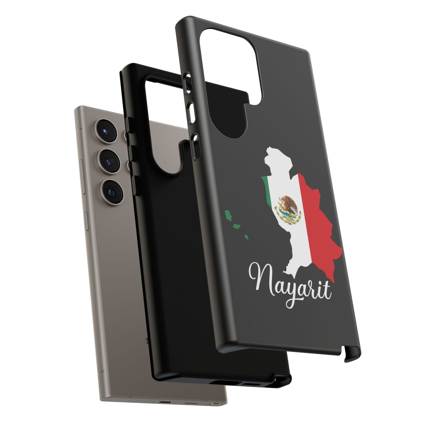 Nayarit Mexico Flag Map Phone Case | Mexican American Pride Tough Case for iPhone & Samsung