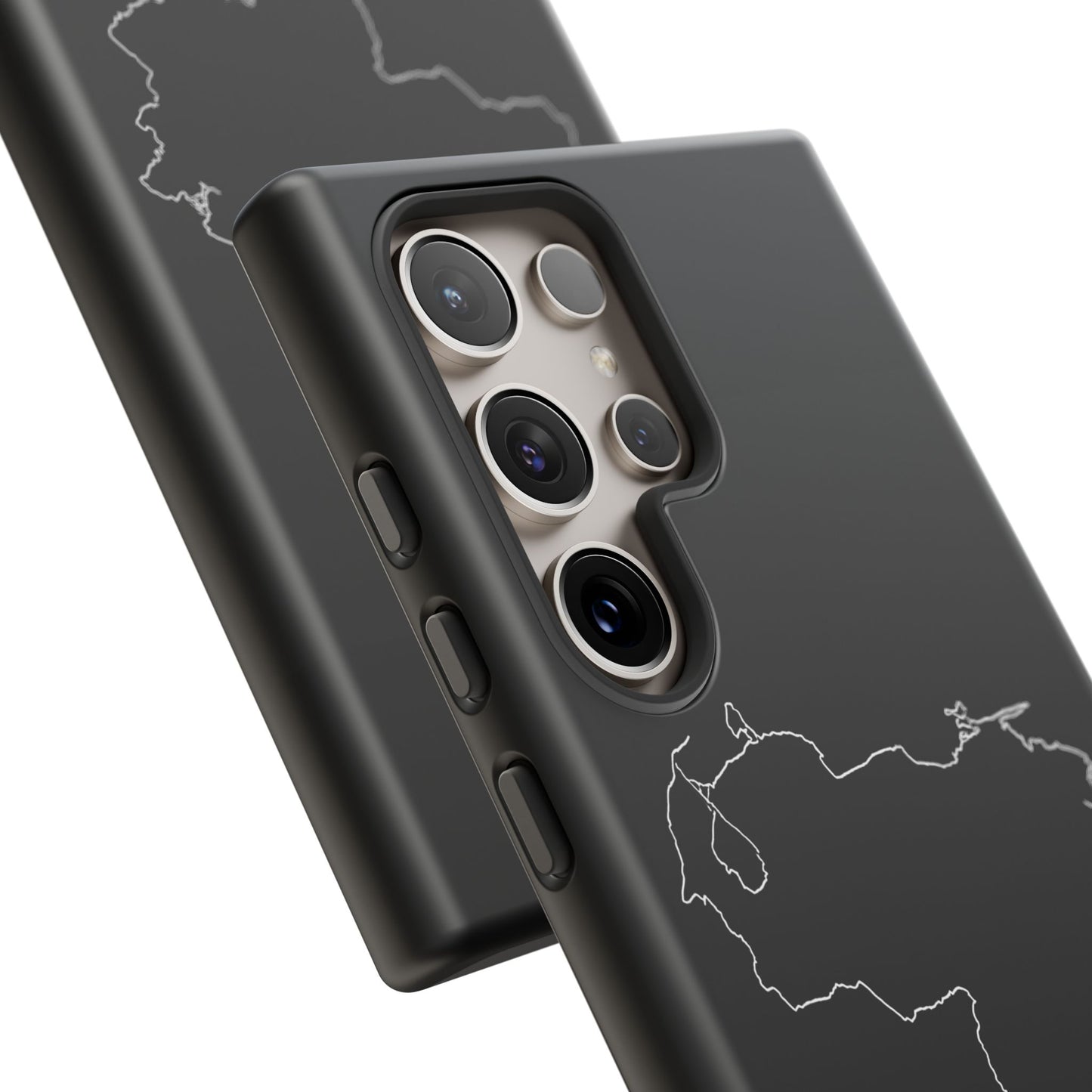 Venezuela Outline Phone Case – Minimal Country Map Tough Case (iPhone, Samsung, Pixel)