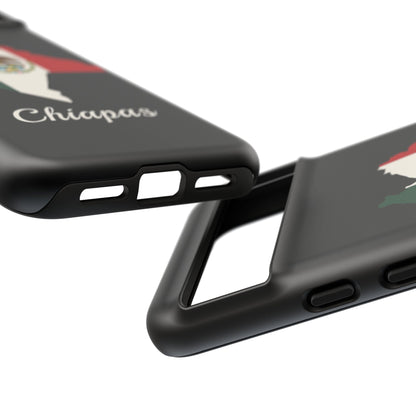 Chiapas Mexico Flag Map Phone Case | Mexican American Pride Tough Case for iPhone & Samsung