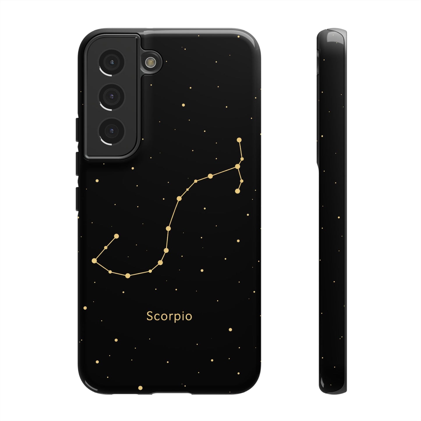 Scorpio Zodiac Constellation Phone Case – Luxe Gold Celestial Cover