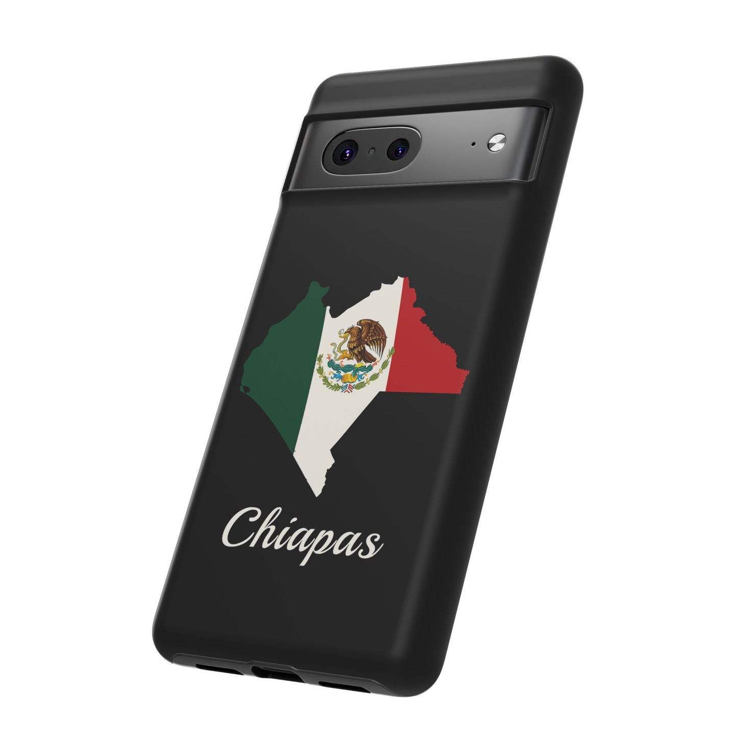 Chiapas Mexico Flag Map Phone Case | Mexican American Pride Tough Case for iPhone & Samsung