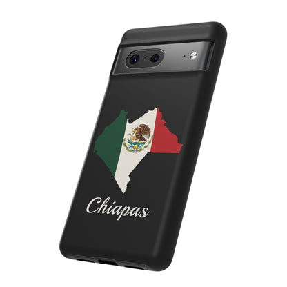 Chiapas Mexico Flag Map Phone Case | Mexican American Pride Tough Case for iPhone & Samsung