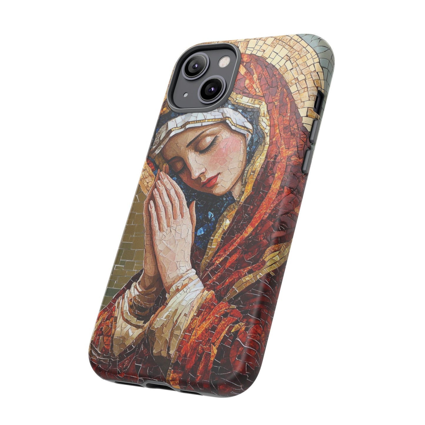 Virgin Mary Phone Case, Catholic Phone Case, Christian Aesthetic Case, Religious iPhone Case, Saint Art Case, Faith Gift