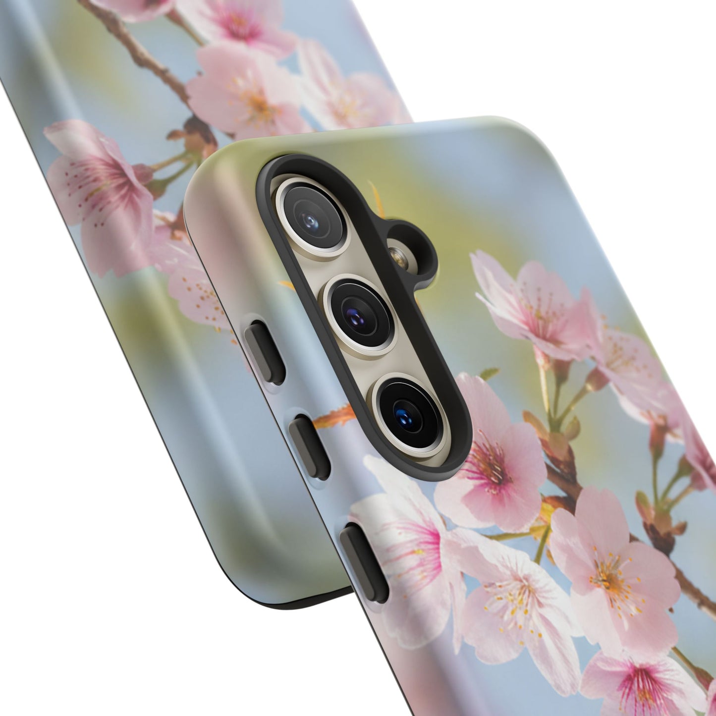 Cherry Blossom Phone Case – Pink Floral Tough Case (iPhone, Samsung Galaxy, Pixel)