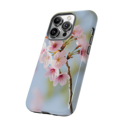 Cherry Blossom Phone Case – Pink Floral Tough Case (iPhone, Samsung Galaxy, Pixel)