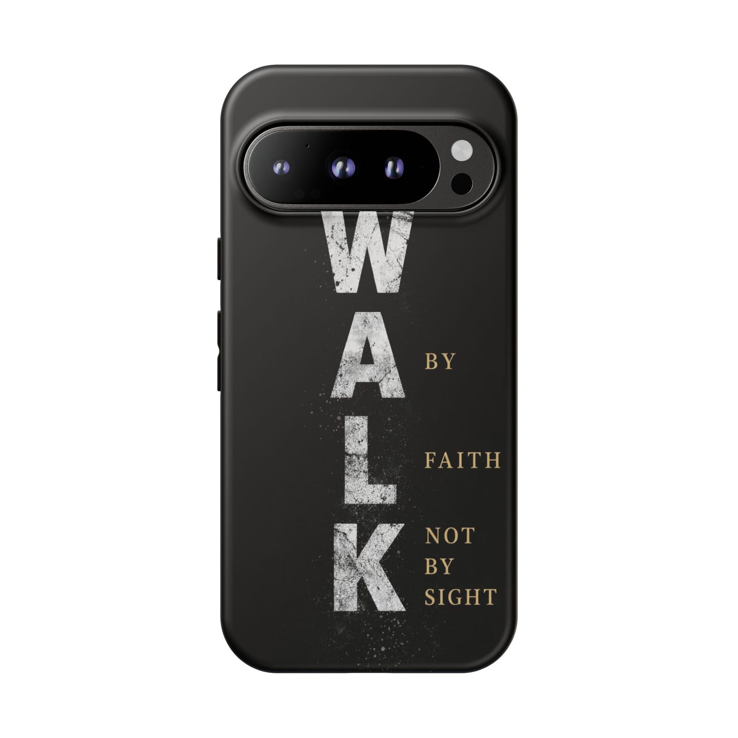 Walk by Faith Not by Sight Christian Phone Case Bible Verse Faith Cover