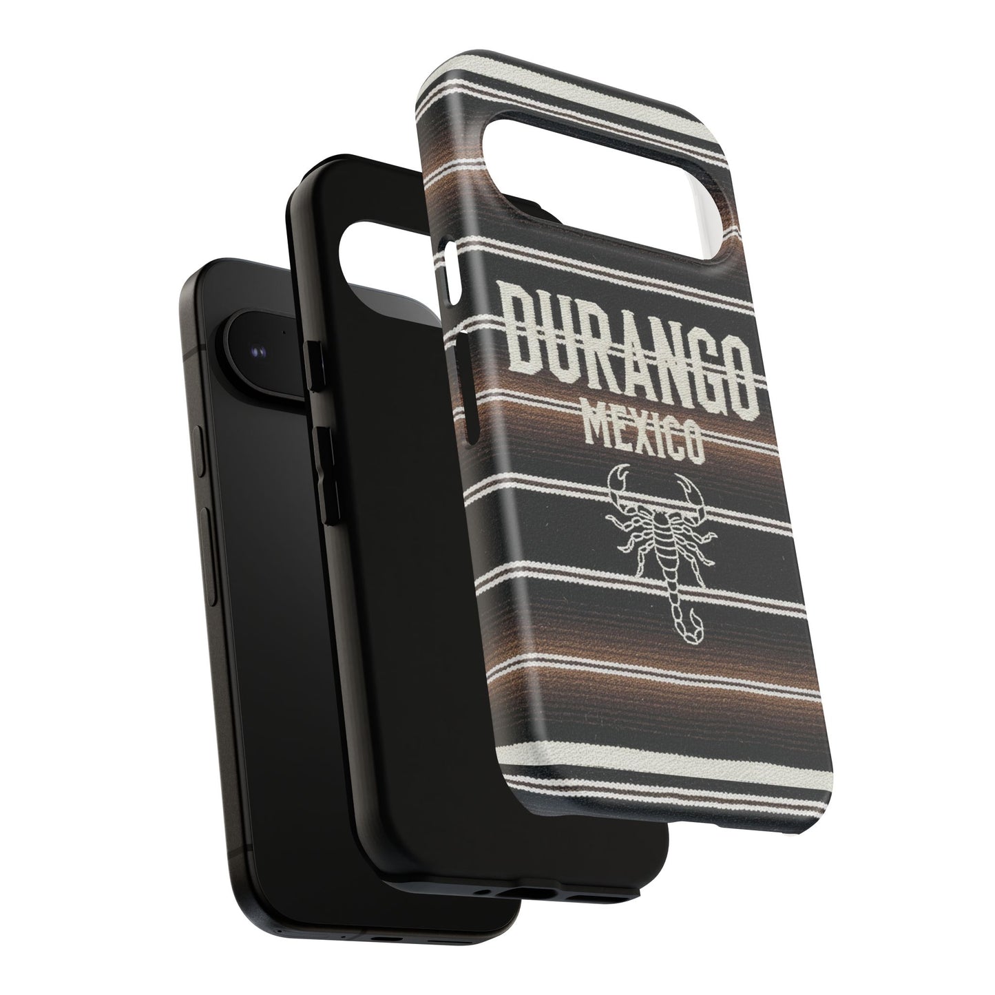 Durango Mexico Phone Case | Serape Scorpion Western Design | Mexican Heritage Tough Case for iPhone & Samsung