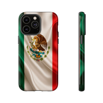 Mexico Flag Phone Case | Mexican Pride iPhone & Samsung Case | Tricolor Aesthetic Tough Protective Cover