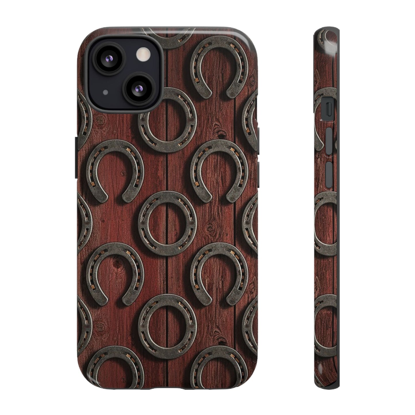 Rustic Horseshoe Western Phone Case – Cowboy Country Ranch Tough Case