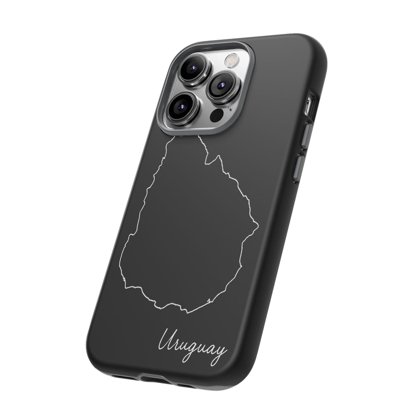 Uruguay Outline Phone Case – Minimal Country Map Tough Case (iPhone, Samsung, Pixel)