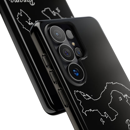 Panama Outline Phone Case – Minimal Country Map Tough Case (iPhone, Samsung, Pixel)