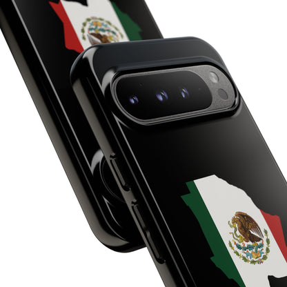 Chihuahua Mexico Flag Map Phone Case | Mexican American Pride Tough Case for iPhone & Samsung