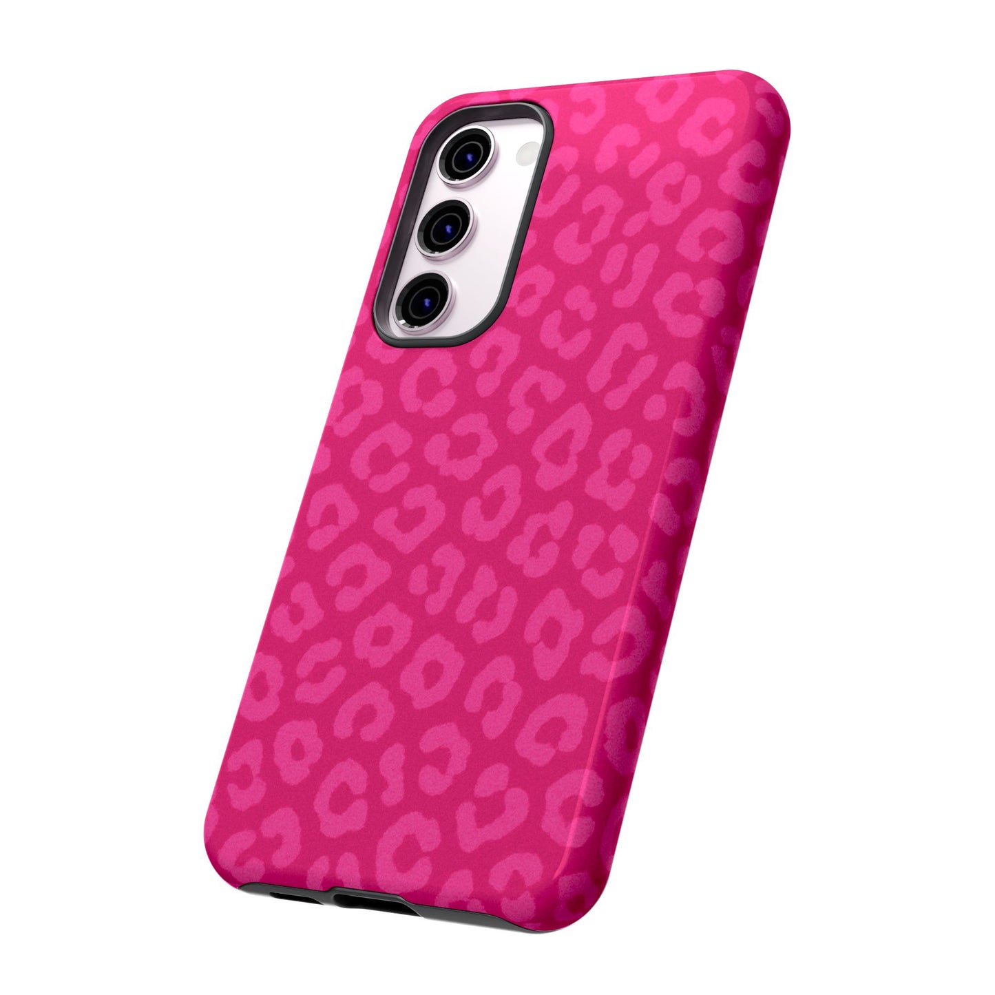 Hot Pink Leopard Phone Case – Bold Coquette Aesthetic Tough Case